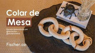 Colar de Mesa com Fio Poli da Fischer (Por Lari Cristina)