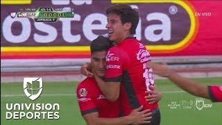 Mauro Lainez marcó el 1-0 de Lobos BUAP sobre Veracruz