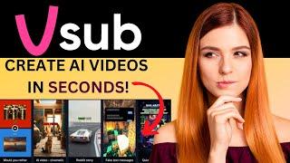 VSub Review - Earn Passive INCOME with New Automation AI tool | Youtube & Tiktok Automation