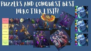 The Ultimate Puzzles and Conquest Best Heroes Tier List !!!?? Don't Waste Your Resources!!