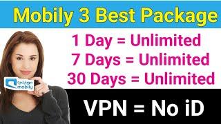 Mobily 3 Best Package || Mobily internet Package 2024  by Saudi PK