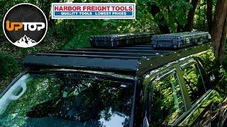 HOW to Install Roof Rack Cases | Harbor Freight 9800 Cases | UpTop Overland Bravo Rack Review!