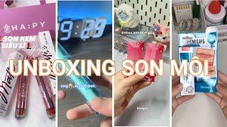 [ Shopee haul ] Tổng hợp các mẫu SON MÔI, UNBOXING SON MÔI | Guthoitrang