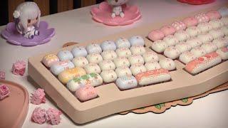 Mushroom-shaped Keycaps  | Akko MOG Piggy Party, MZ Y1X, Monka Alice67