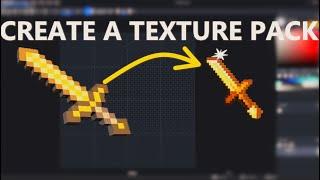 Learn in 5 minutes how to create a texture pack - in Minecraft (Java)