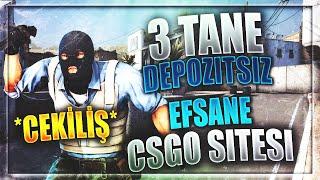 CSGO BEDAVA SKİN VEREN 3 TANE DEPOZİTSİZ SİTE | CSGO FREE SKINS