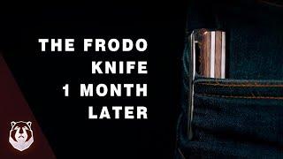 The Frodo Knife, 1 month later