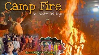 Camp Fire Winter Night || Last Night In YRC Camp ️ Samblpuri vlogs | #sunilofficialvlogs