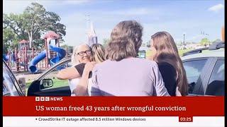 US woman freed after 43 years in prison for murder she didn’t commit (USA) 21/July/2024