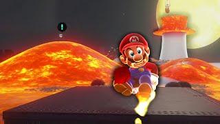 Mario Odyssey but the floor is lava