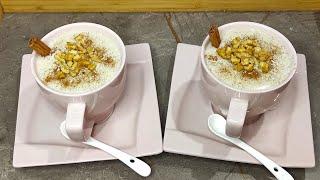 Famous Turkish Sahlep (Cinnamon Milk) Hot drink To Warm You Up In Winter #food #recipe