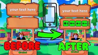 Mobile PLS DONATE How to Make Gamepasses (Simple Version) for Roblox 2024 (IOS,ANDRIOD)