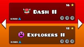 Dash II, and Explorers II | Geometry dash 2.2