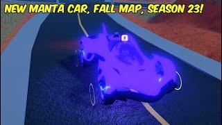 NEW MANTA CAR, SEASON 23 FALL UPDATE | Roblox Jailbreak