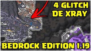 4 GLITCH X-RAY SUR MINECRAFT BEDROCK EN 1.19