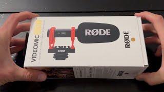 Rode VideoMic GO II Microphone Unboxing