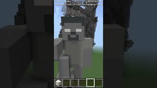 I Build Herobrine in Minecraft ##instant #channel #minecraftshorts #sigma