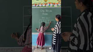 Easy trick for Division by Srinitthya #shortsviral #division #maths#fun#easy#shortcut#intresting