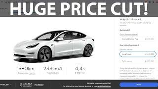 Tesla Model 3 price cut and many improvements