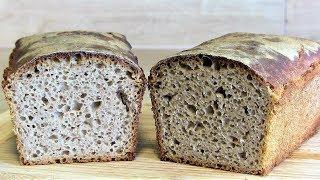 Brot backen-Das einfachste Sauerteigbrot Rezept ohne Hefe-ohne kneten