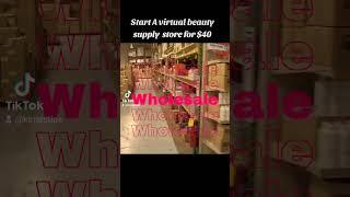 Start a virtual beauty supply store for $40 #beautybusinessowner #workfromhome #virtualworking