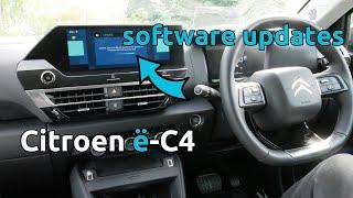 How to update the software (operating system & navigation) in a 2021 Citroen e-C4