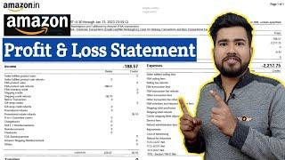 Amazon Profit & Loss Statement | Amazon Balance Sheet Income & Expenses sheet