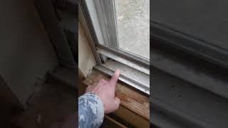 How I deal with aluminum window sweating/water/ condensation.