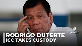 Duterte in ICC custody over deadly drug war, faces crimes against humanity charges