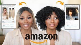 WHAT I ORDERED vs WHAT I GOT  (AMAZON EDITION) TESTING CHEAP WIGS FROM AMAZON!!! 