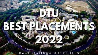 Best Placements of DTU History 2022