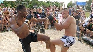 BLACK PANTHER vs RUGBY PLAYER, MONSTER MMA !!!! 1 vs 2 !!!
