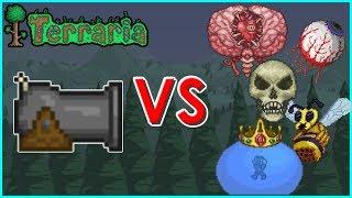 Terraria - Cannon vs Pre-Hardmode Bosses | Biron