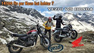 2022 YEZDI Scrambler VS HONDA H'NESS Kaun hai behtar ? | Bharat ka sabse Khatarnak Road Per ..