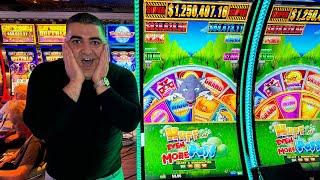 OMG Massive JACKPOT On Million Dollar Huff N Even More Puff Slot