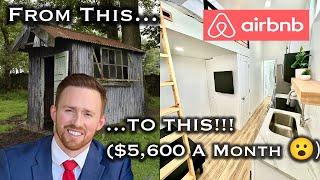 I Turned THIS SHED Into A MONEY MAKING MACHINE on AirB&B ($5,600 A Month) 