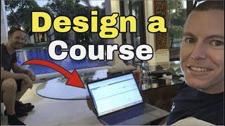 How To Design an Online Course [Fast + Easy + Template]