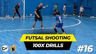 100x FUTSAL DRILLS | Futsal Shooting Drill #16 - CORNER SHOOTING