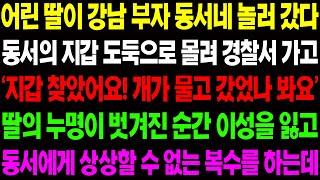 (실화사연) 어린 딸이 강남 부자 동서네 놀러 갔다가 동서의 지갑 도둑으로 몰려 경찰서에 끌려가는데...그리고 밝혀진 황당한 진실/ 사이다 사연,  감동사연, 톡톡사연