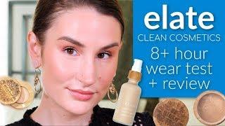 ELATE COSMETICS | *SQUEAKY CLEAN BEAUTY* ...but does it perform? | WEAR TEST + REVIEW