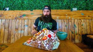 THIS GIANT DESSERT CHALLENGE IN CHESTERFIELD IS MEANT FOR TWO PEOPLE! | BeardMeatsFood