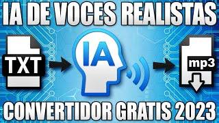 La Mejor IA De Voces Artificiales Realistas Para Videos | Inteligencia Artificial Texto a Voz Gratis