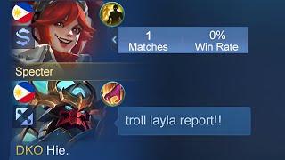 LAYLA NUB PRANK!!(Then showing my 10k matches)