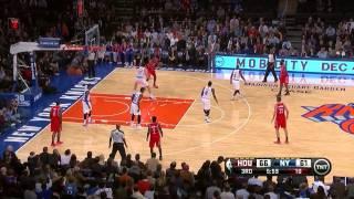 Andrea Bargnani BLOCKS Dwight Howard - Rockets @ Knicks - 2013.11.14