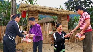 The unfortunate maid picked oranges and brought them back to sell to the villagers. Build a kitchen