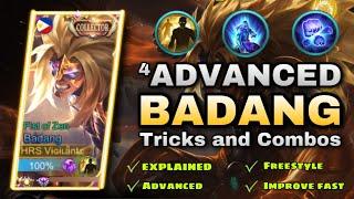 ADVANCED BADANG TRICKS AND COMBO THAT EVERYONE NEEDS TO LEARN! BEST BADANG COMBO |  MOBILE LEGENDS