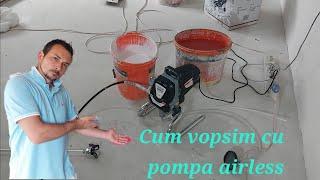 Cum vopsim cu pompa airless HBM