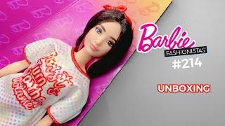 Barbie Fashionistas 214 - Unboxing + Skin Comparison | NEW WAVE 2023