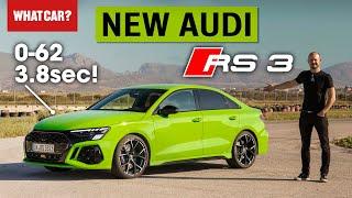 Audi RS3 review – NEW 180mph performance car driven + 0-60mph test! | What Car?