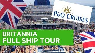 Britannia Ship Tour - Full walk around the whole ship with commentary!